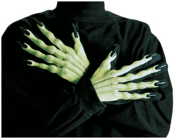 guantes vampiro verde