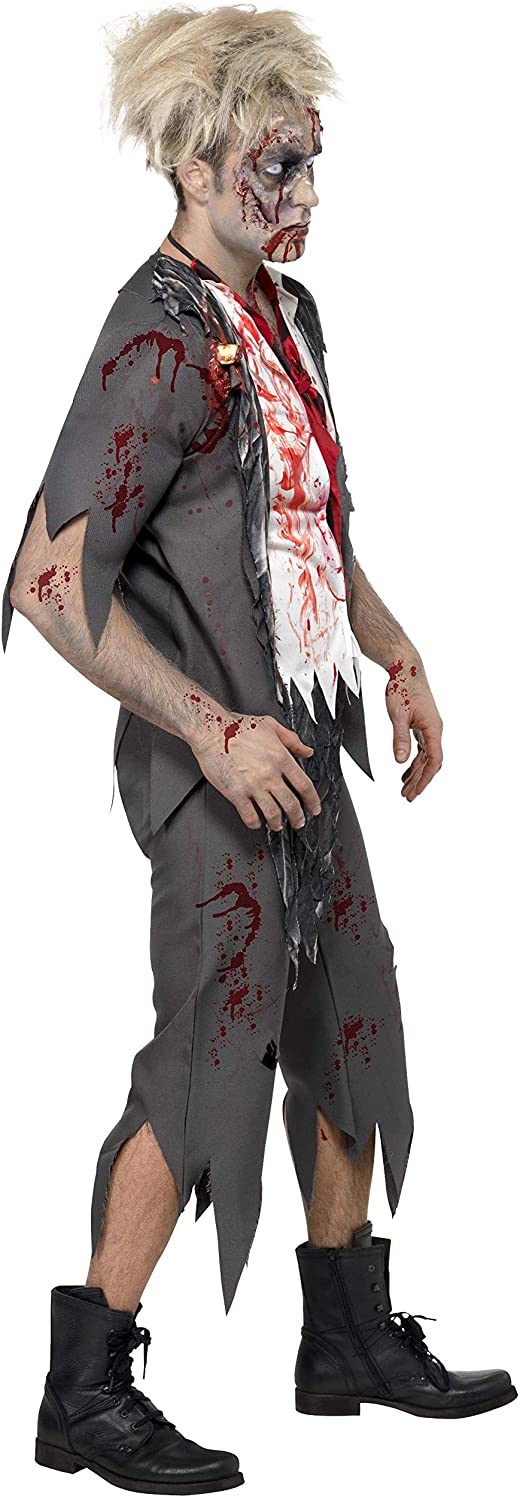 Disfraz de Colegial Zombie para hombre perfil