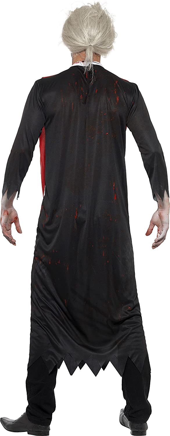 Disfraz de Sacerdote Zombie espalda