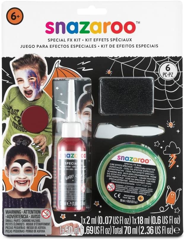 Maquillaje Snazaroo Kit efectos especiales sangre y heridas