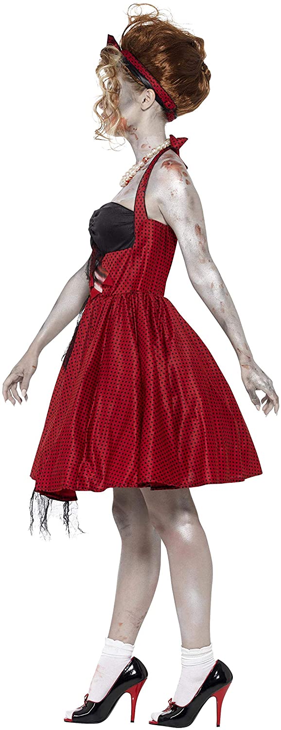 Disfraz Rockabilly de Zombie para Mujer perfil