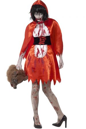 Disfraz de Caperucita Roja Zombie para Mujer