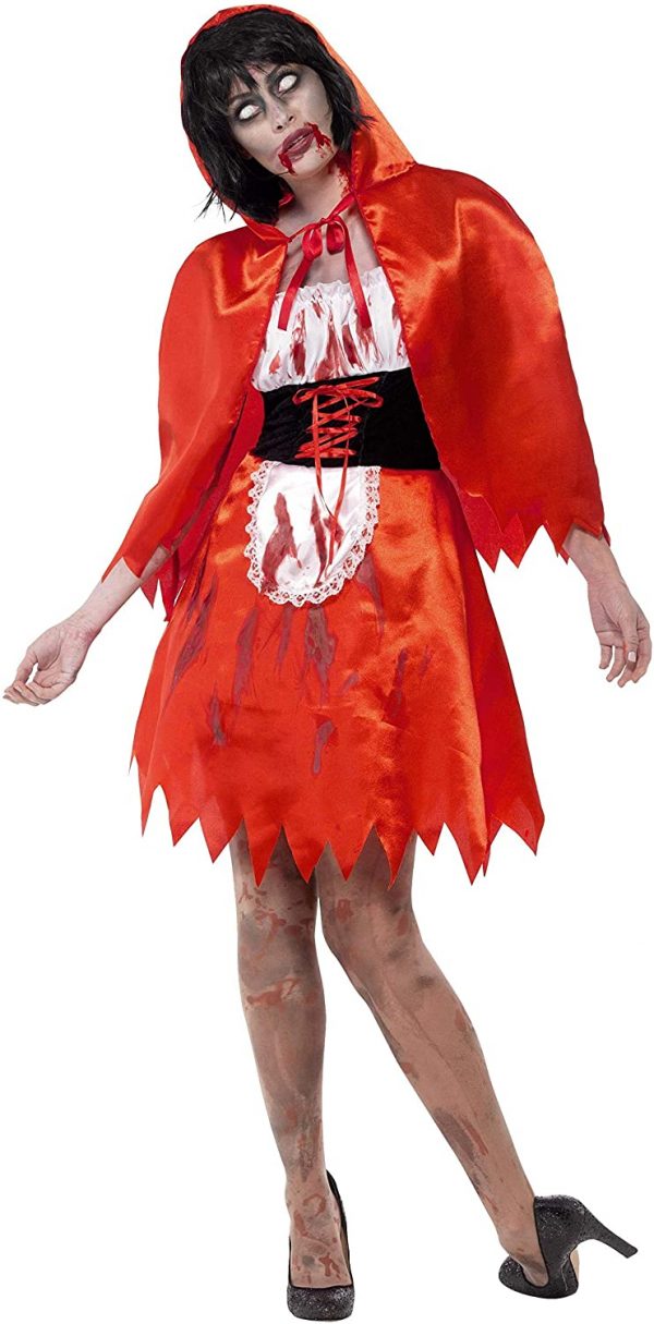 Disfraz de Caperucita Roja Zombie para Mujer frente