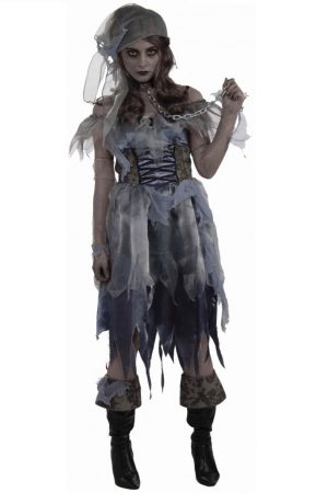 Disfraz de Pirata Zombie para Mujer