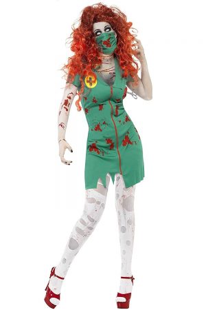Disfraz de emfermera Zombie para mujer