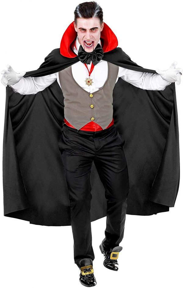 Disfraz vampiro hombre Widman capa abierta