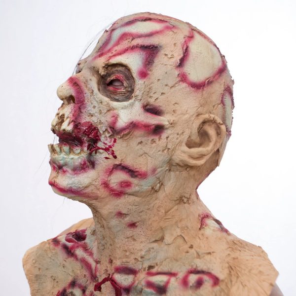Máscara de Zombie The Wlaking Dead izquierdo