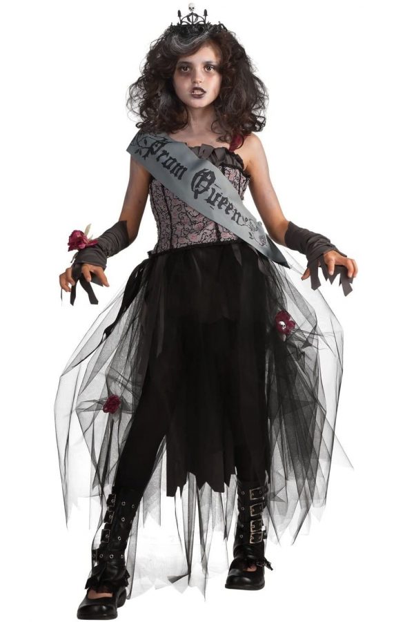Disfraz Reina del Baile Zombie para niña