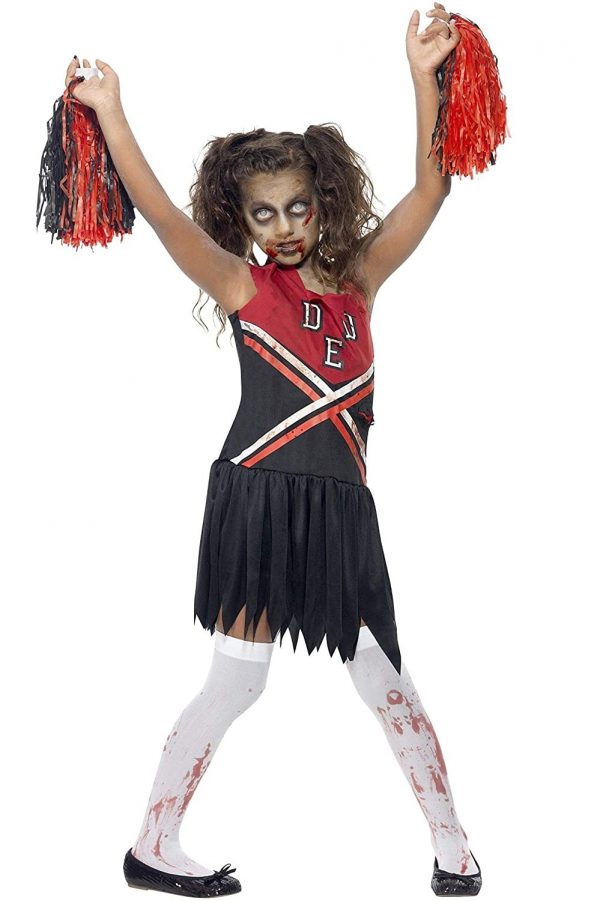 Disfraz de Cheerleader Zombie niña 2