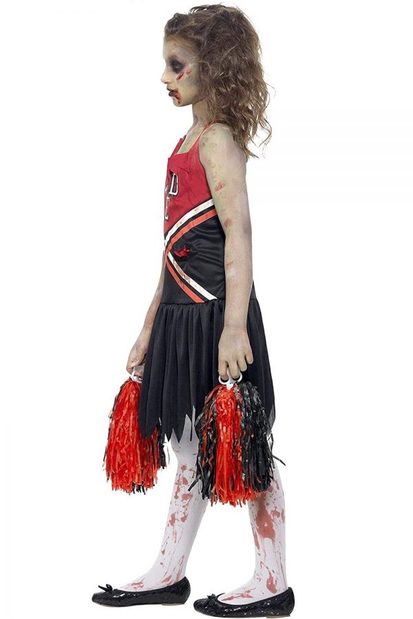 Disfraz de Cheerleader Zombie niña perfil