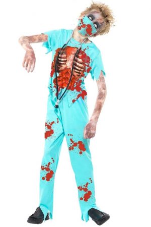 Disfraz de Cirujano Zombie para Niño