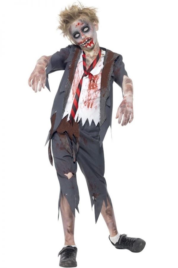 Disfraz de Colegial Zombie para Niño