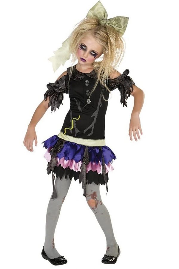 Disfraz de Muñeca Zombie para niña