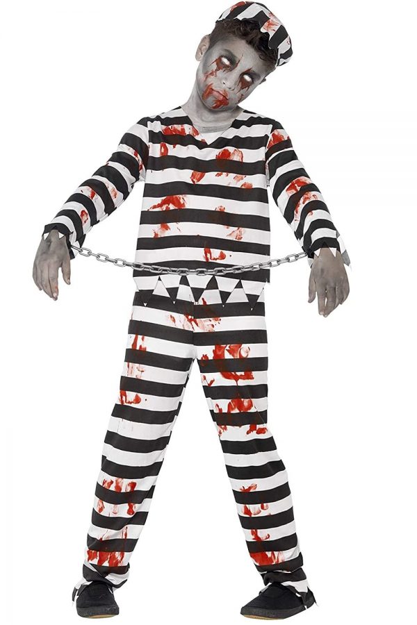 Disfraz de Zombie Convicto para Niño