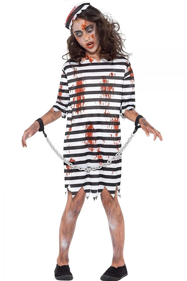 Disfraz de preso Zombie niña