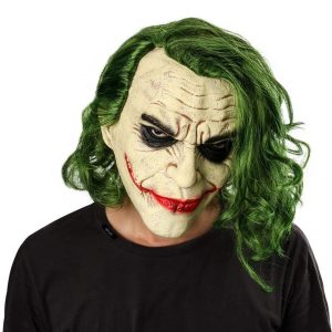 Máscara de Joker con peluca foto