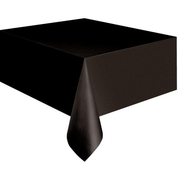 Mantel plástico Negro 270x140 cm