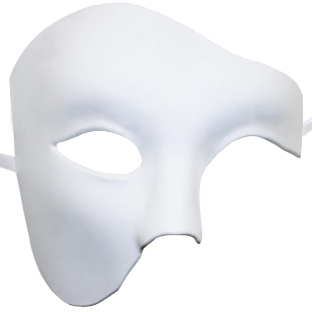 Máscara Blanca El Fantasma de la Ópera
