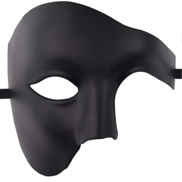 Máscara Negra El Fantasma de la Ópera