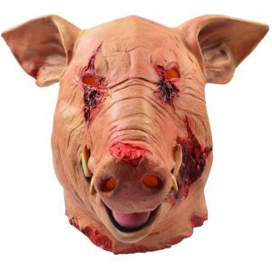 Máscara cabeza de cerdo