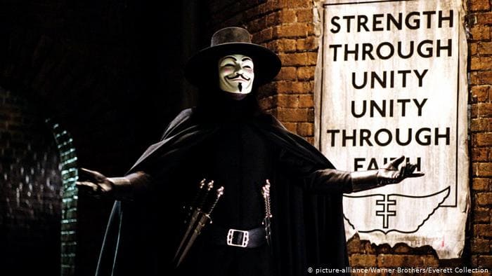 V de Vendetta máscara
