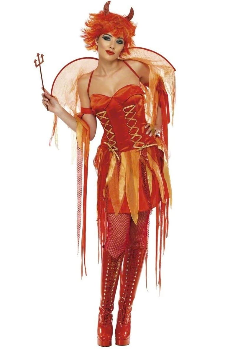 Vestido Diablesa Sexy para mujer