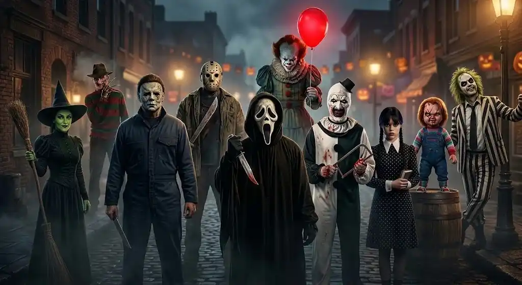 Disfraces personajes de películas de terror